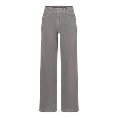 MAC • grijze Wide broek corduroy