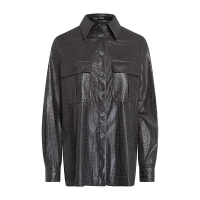 Marc Aurel • zwarte blouse dierenprint