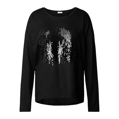 Milano Italy • zwart longsleeve t-shirt