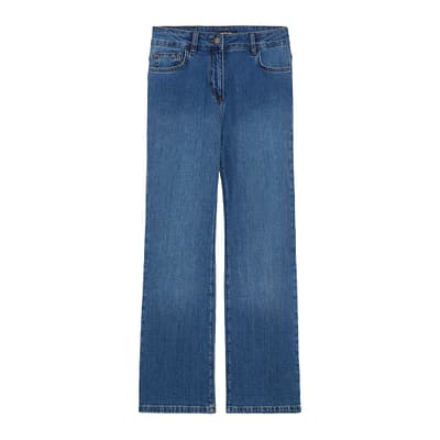 Pennyblack • mini flared jeans blauw