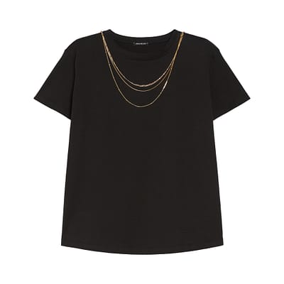 Pennyblack • zwart t-shirt met ketting