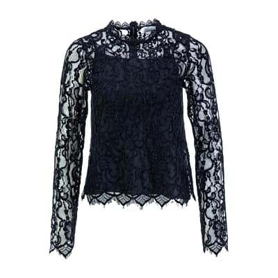 Princess goes Hollywood • zwart kanten shirt