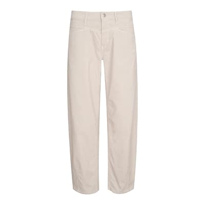 Cambio • corduroy broek Elin in ecru
