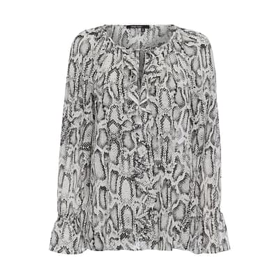 Marc Aurel • witte tuniek met print