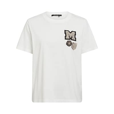 Marc Aurel • wit t-shirt met patches