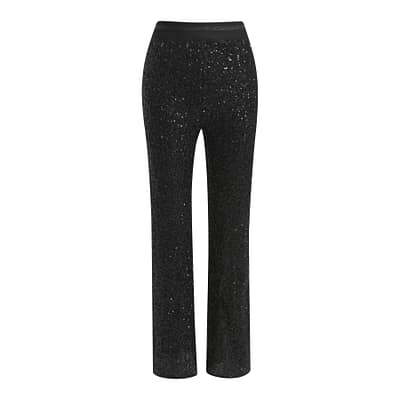 Milano Italy • zwarte pailletten pantalon