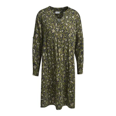 Milano Italy • groene jurk met motief