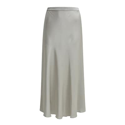 Milano Italy • grijze satijnen rok