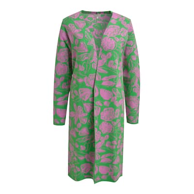 Milano Italy • lang vest groen roze