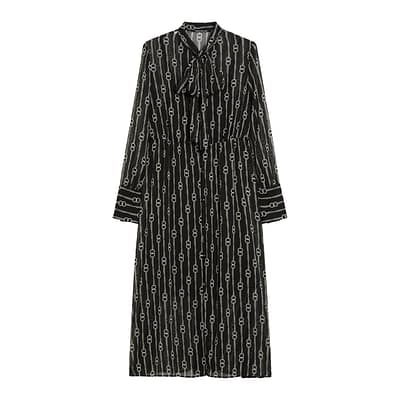 Pennyblack • zwarte jurk ketting motief