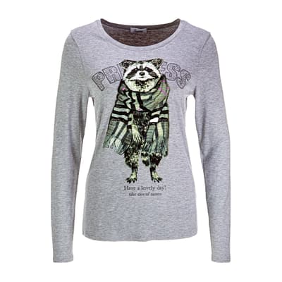 Princess goes Hollywood • grijs t-shirt wasbeer