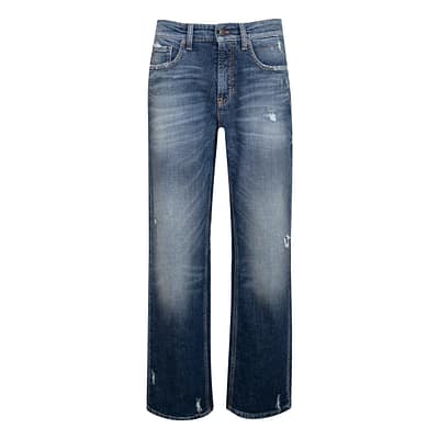 Cambio • blauwe destroyed jeans