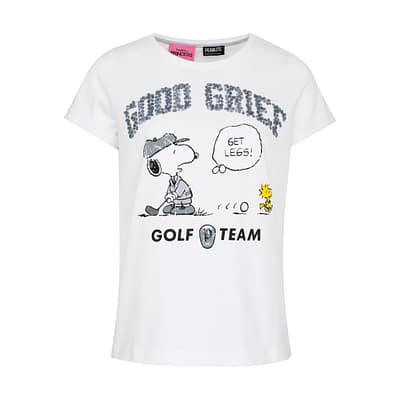 Frogbox • wit t-shirt Snoopy golf team