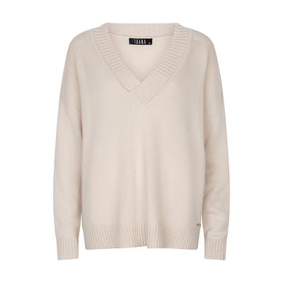 Ibana • beige wollen trui Kellen