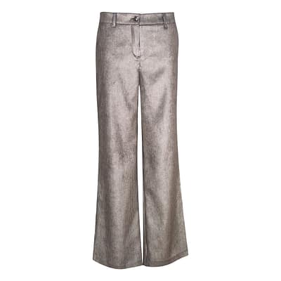 MAC • Wide corduroy broek goud