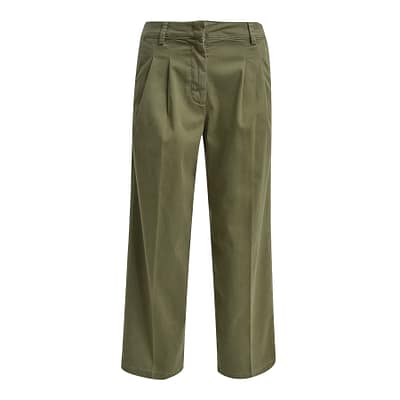 Milano Italy • groene geplooide pantalon