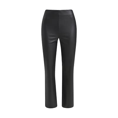 Milano Italy • zwarte faux leather broek