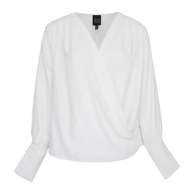 Access Fashion • witte overslag blouse