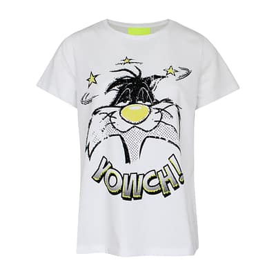 Frogbox • wit t-shirt crazy Sylvester