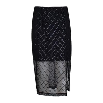 Princess goes Hollywood • zwarte midi rok