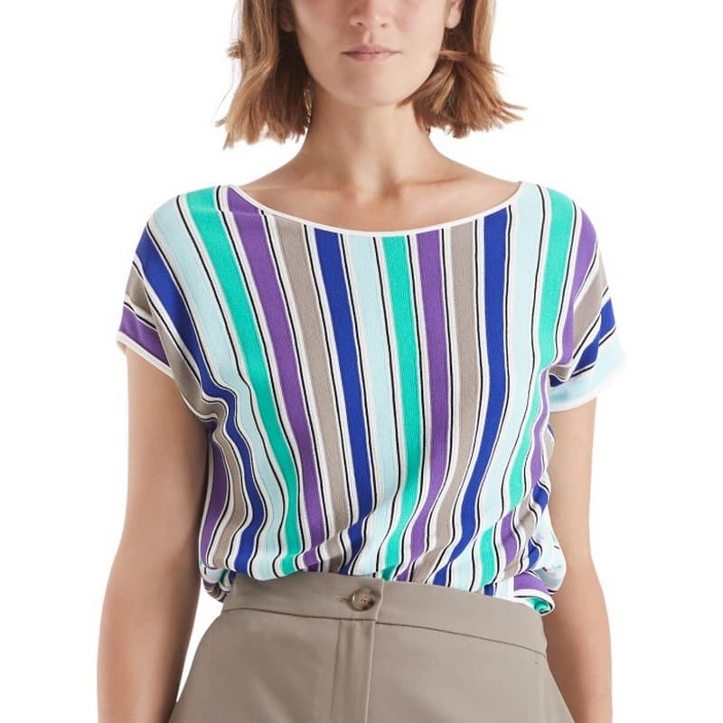 Marc Cain • verticaal gestreepte top