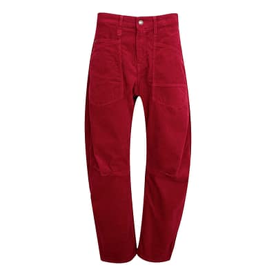MAC • ribfluwelen Baggy cargo broek