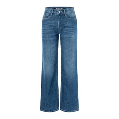 MAC • blauwe Flow wide jeans