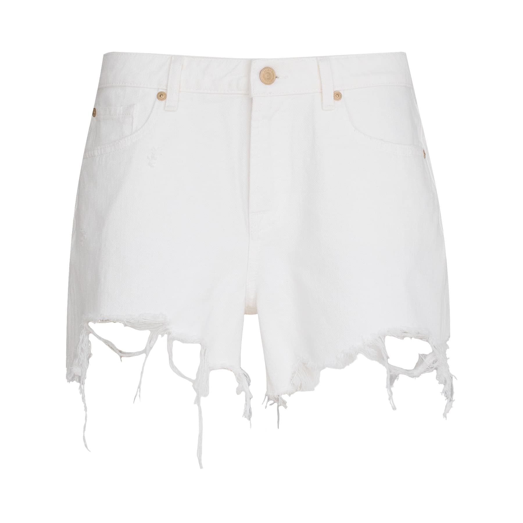 7 for all Mankind • witte denim Monroe long shorts
