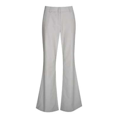 Cambio • lichtgrijze flared pantalon