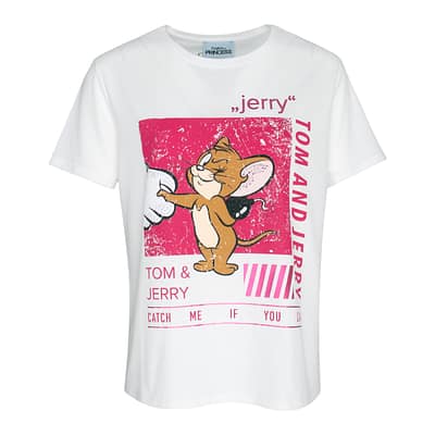 Frogbox • wit t-shirt Tom & Jerry