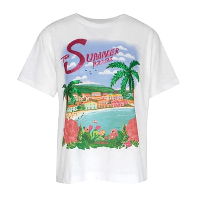 Frogbox • wit t-shirt summer breeze