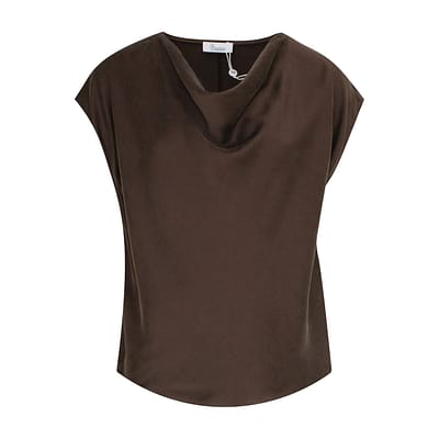 Princess goes Hollywood • bruine zijden top