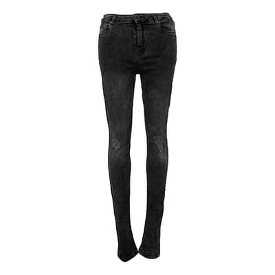 Superdry • grijze skinny jeans met beschadigingen