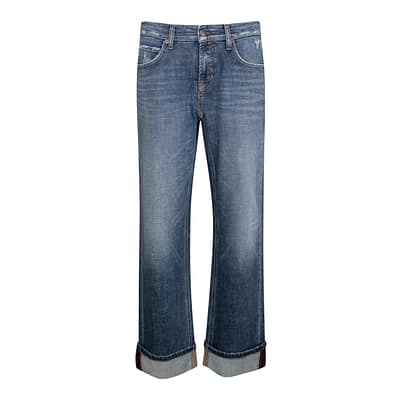 Cambio • blauwe Kerry straight jeans