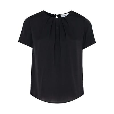 One and Other • zwarte zijden top