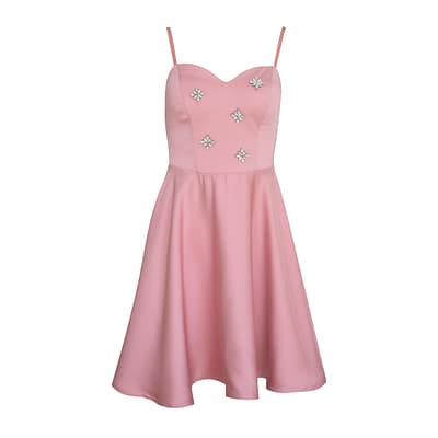 Rinascimento • korte roze jurk