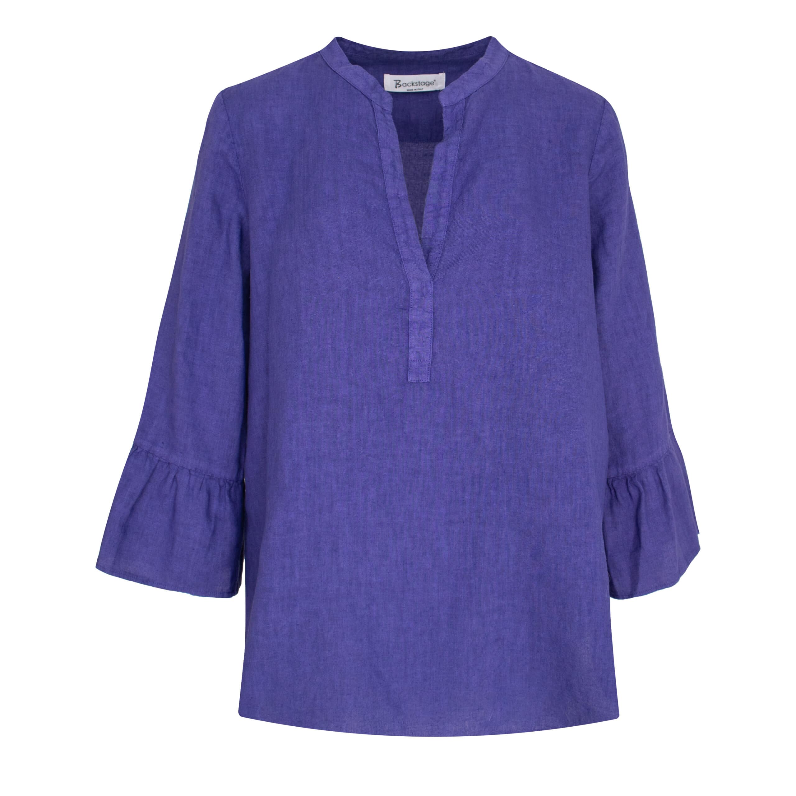 Backstage • blauwe linnen tuniek Elise