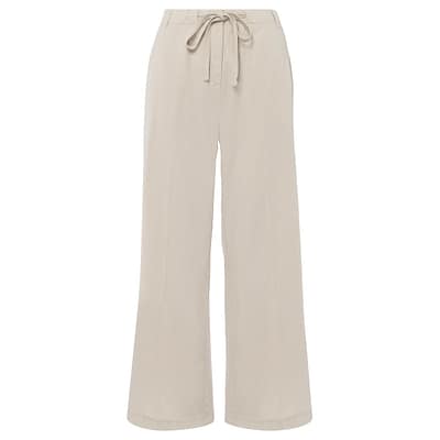 Cambio • beige wijde pantalon Cecilia