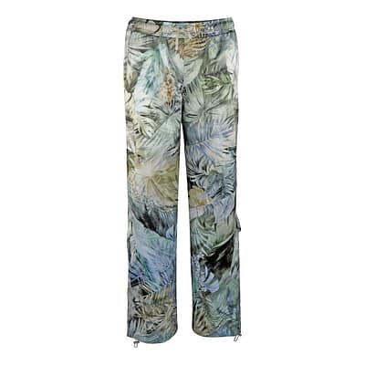Cambio • relaxte pantalon Julie met palm print