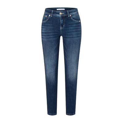 MAC • blauwe slim fit jeans Carrie