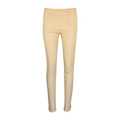Est'seven • stretch leren pantalon
