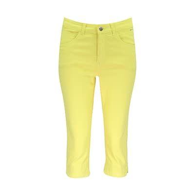 MAC • gele Dream Capri cotton broek