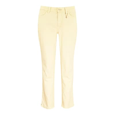 MAC • lichtgele Melanie 7/8 broek