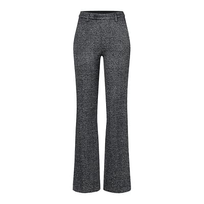 MAC • Joana broek zwart zilver sparkle spotted patern