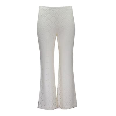 Ana Alcazar • gehaakte off white pantalon