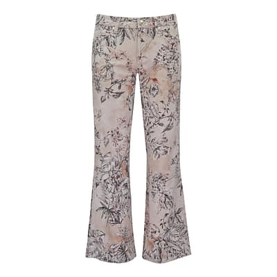 Cambio • beige jeans bloem