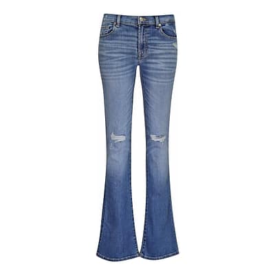 7 for all Mankind • blauwe bootcut jeans