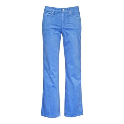 Cambio • blauwe ribfluwelen broek Francesca