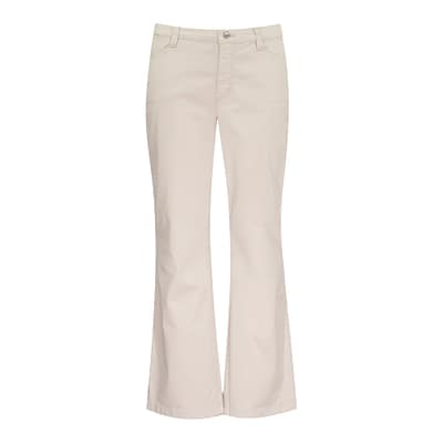 MAC • beige Aida kick pantalon
