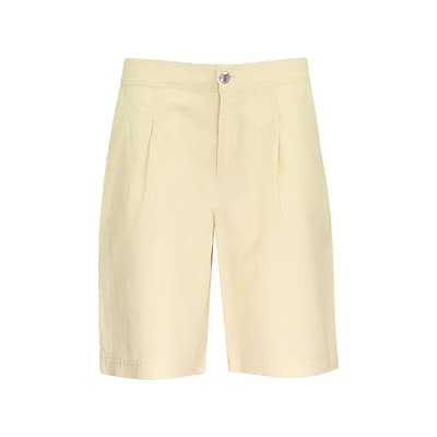 MAC • lichtgele linnen Suvi short